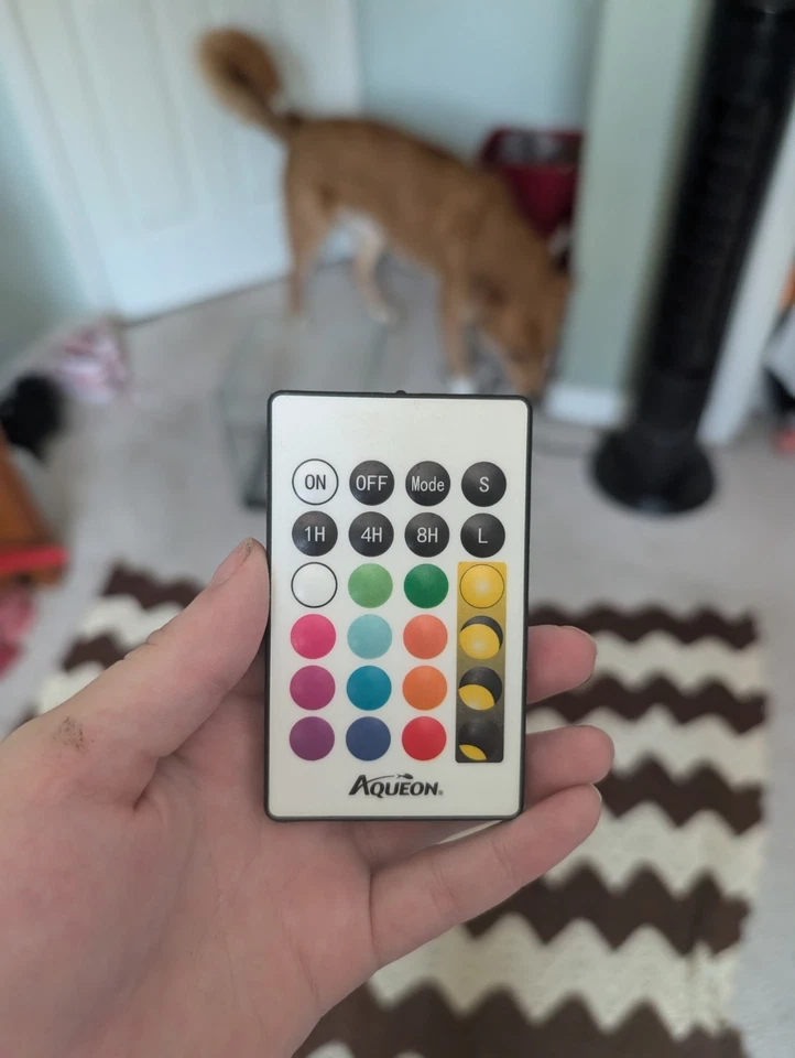 LED Pecera Acuario con Control Remoto LED Luz Pecera 8 Galones Foto 2 de 4