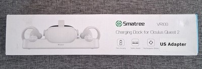Smatree Charging Dock For Oculus 2 White VR100 New 