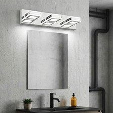 20'' Vanity Light 3 Lights Dimmable LED Chrome Bathroom Over Mirror Wall Fixture