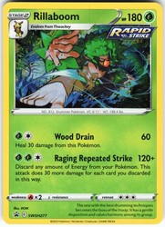 Rillaboom SWSH277 Sword & Shield Black Star Promo Holo