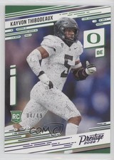 2022 Panini Chronicles Draft Picks Prestige Purple /49 Kayvon Thibodeaux #2 11pj