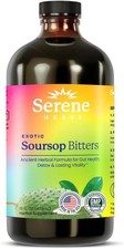 Exotic Soursop Bitters, 100 Pure Natural Organic Detox Herbs 16 oz