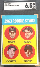 1963 TOPPS #228 TONY OLIVA / ED KRANEPOOL SGC 6.5 EX NM+ RC ROOKIE HOF