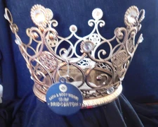 Bath & Body Works Bridgerton Gold Crown Gems 3 Wick Candle Holder HTF Rare