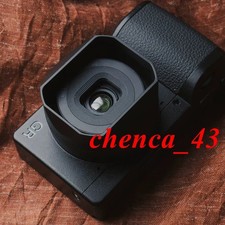 New Square Lens Hood for Ricoh GR4 GRIV Aluminum Alloy Black Lens Hood with Cap