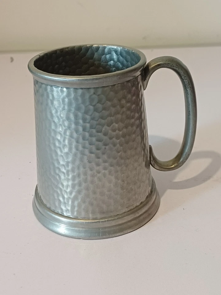 James Dixon and Sons Cornish Pewter Tankard with Glass Bottom - Image 3 of 4