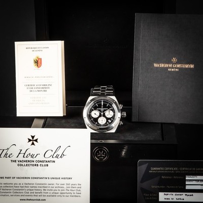 Rare Vacheron Constantin Overseas Reverse Panda Complete Set - 5500V/110A-B481