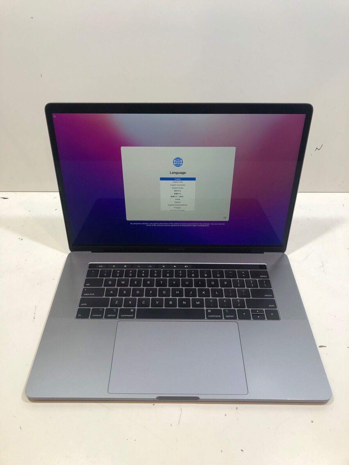 MacBook Pro " 9th Gen 2.4 i9 GB RAM 1TB SSD X