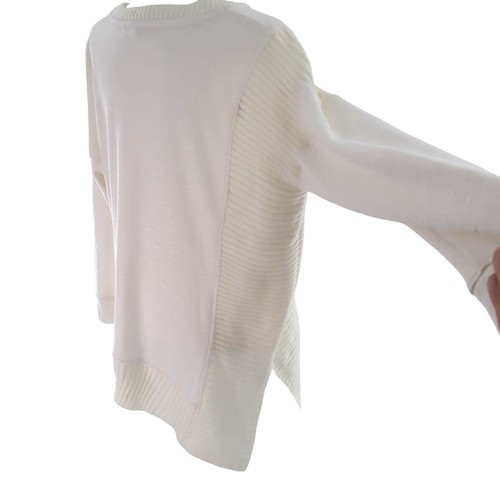 Maurices Knit Sweater Womens XS Ivory Lagom Polished Elevated Basic Lagenlook - Picture 11 of 12
