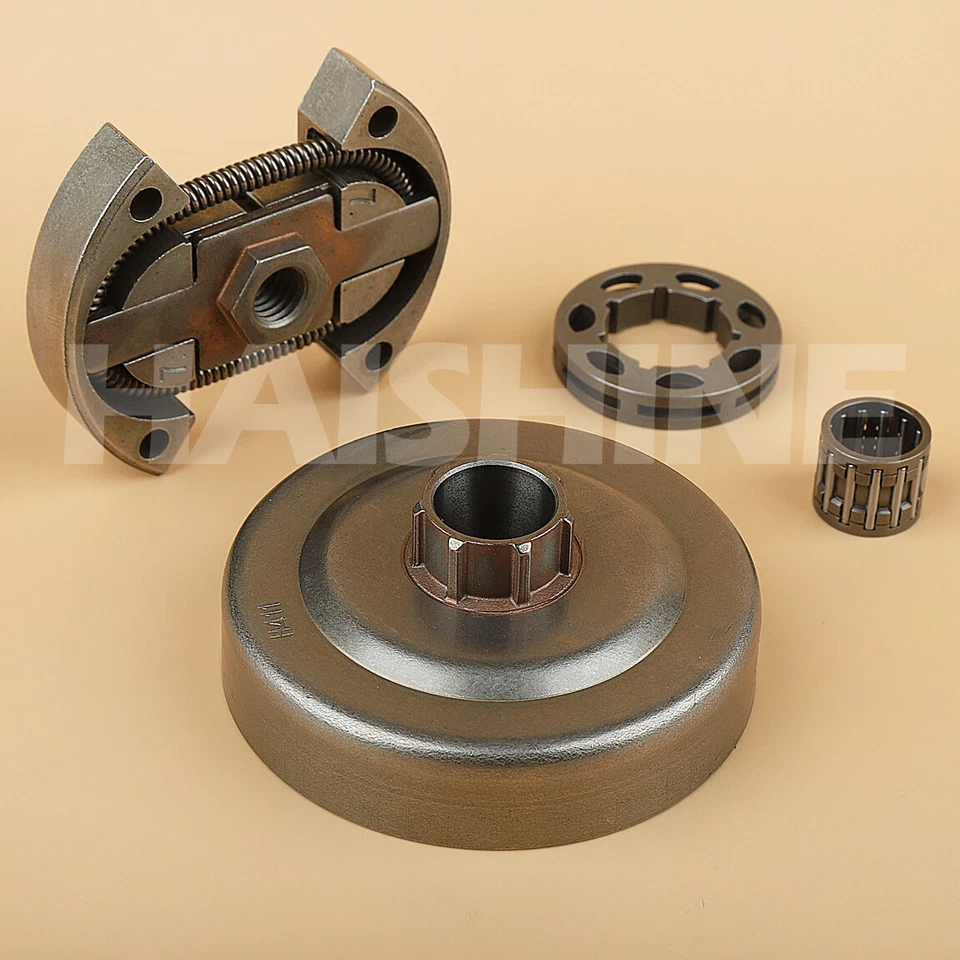 Kit de cojinete de piñón de tambor de embrague de 3/8"-7T para motosierras Husqvarna 55 Rancher 50 Foto 3 de 4