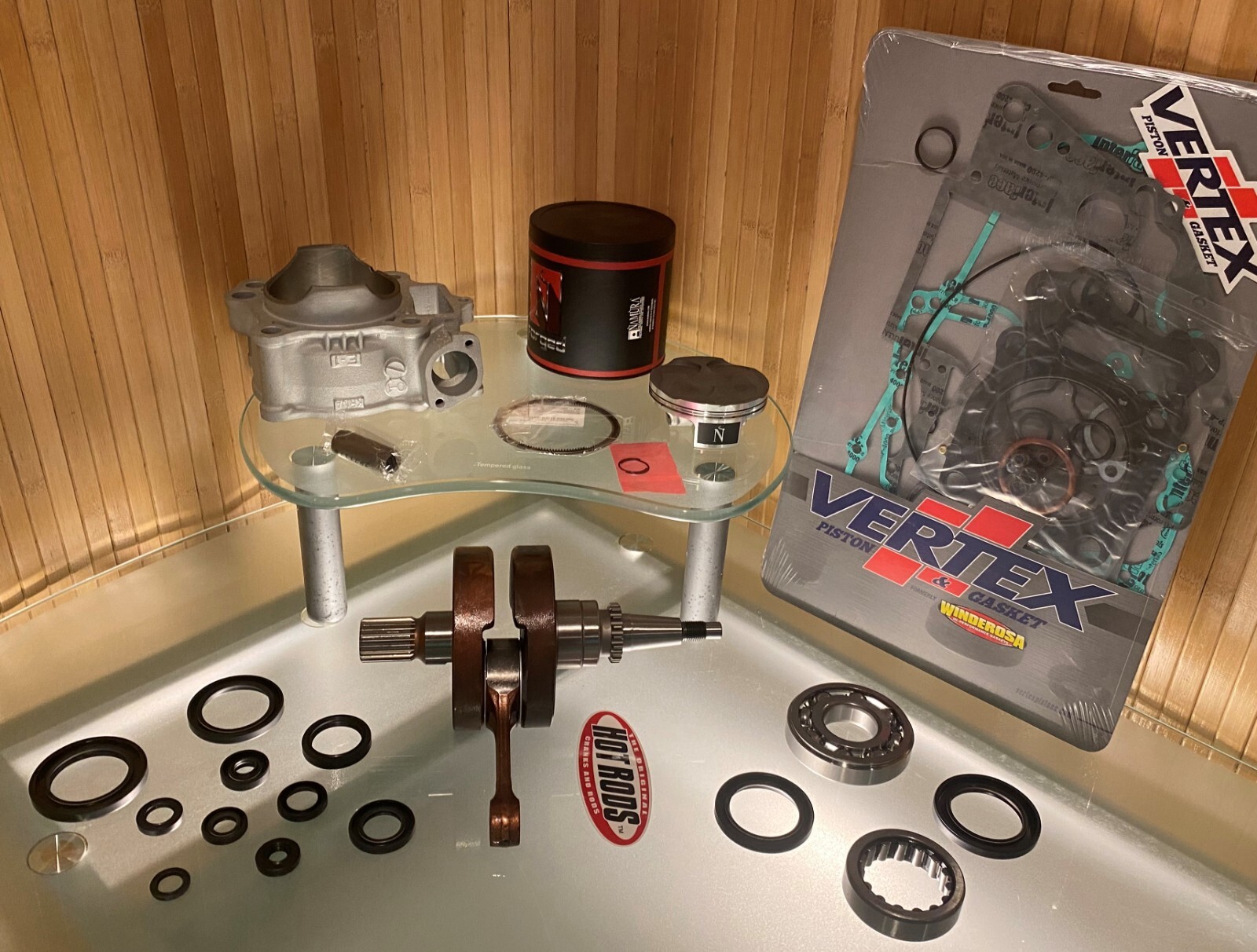 Vertex Complete Engine Rebuild Kit - 2016-2017 Honda CRF250R