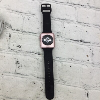 Apple Watch Series 2 42mm Space Gray Aluminum case Black Loop