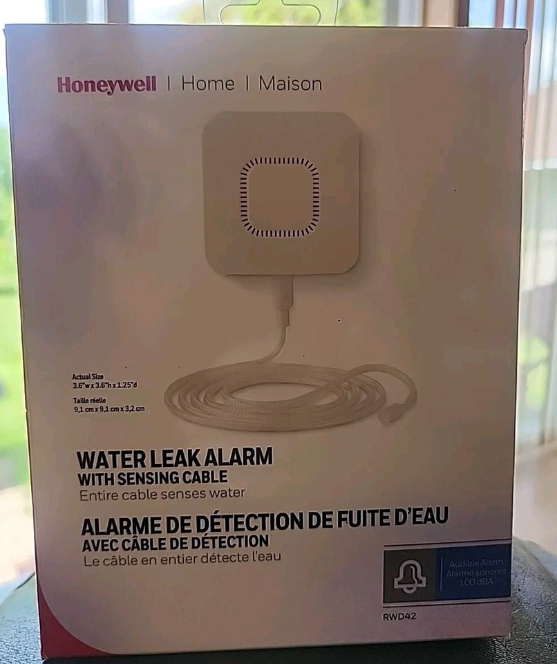 Honeywell Resideo RWD42 Water Leak Detector Alarm With Sensing Cable eBay