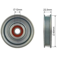 Nty Spannrolle Keilrippenriemen FüR Nissan Pathfinder Iii R51 2.5 Dci 4WD
