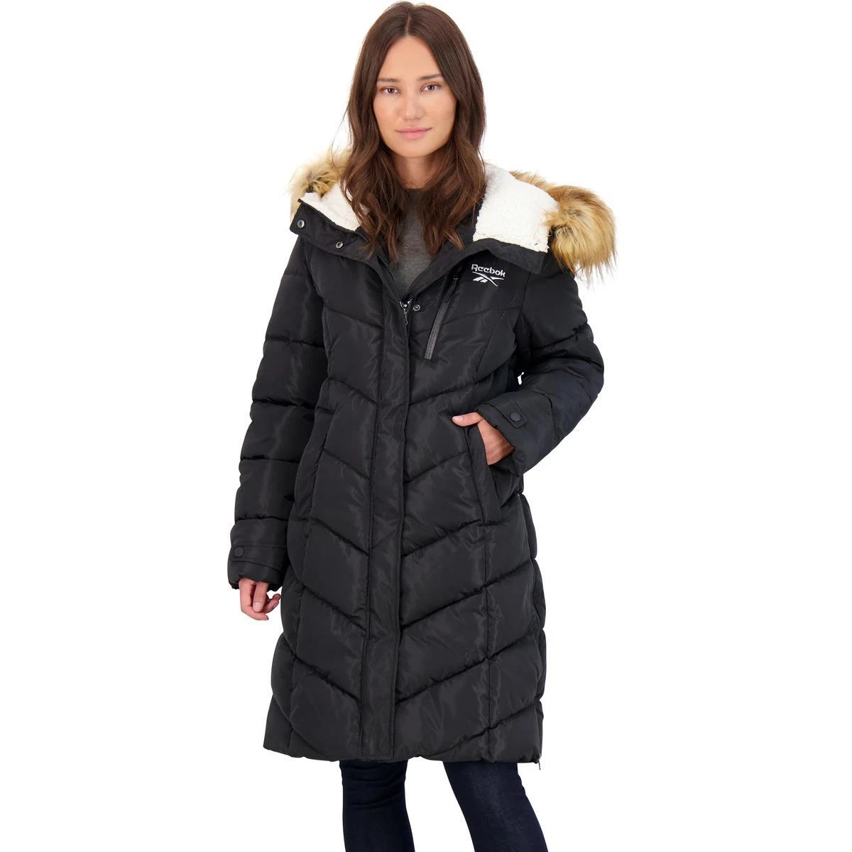 Reebok sales fur coat