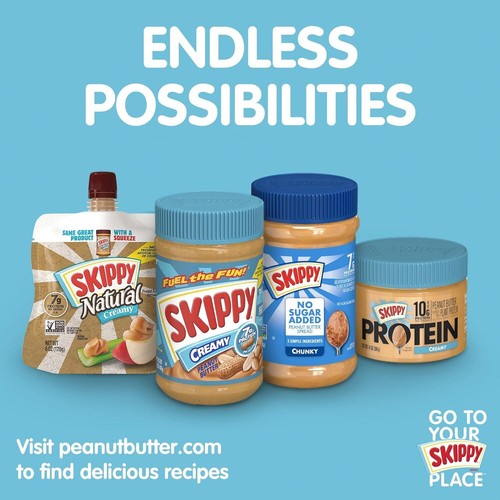 SKIPPY Creamy Peanut Butter, 5 Pound - 第 7/8 張圖片