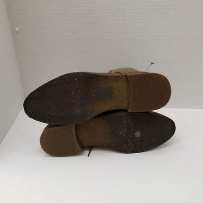 J&M 1850 Johnston & Murphy Brown Leather Shearling Zip Ankle Boot Mens Size 12 M J&m 1850 mens boots - Gem main image 4
