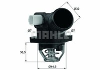 Mahle Thermostat FüR Citroen C2,C3 I Ii,Nemo; Fiat Fiorino/Kombi,Qubo