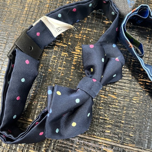 Janie & Jacks Adjustable Bow Ties 5 Designs Blue Collection For Kids - Picture 4 of 9