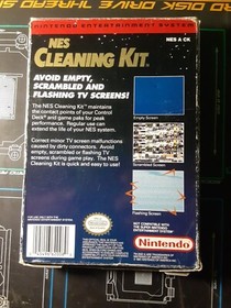 Nintendo NES - Cleaning Kit Original 1991 "Not Sealed"
