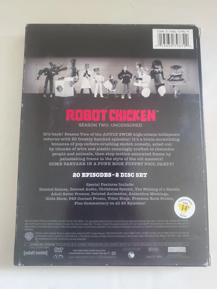 Robot Chicken Season 2 DVD Warner Bros. - Image 2 of 4