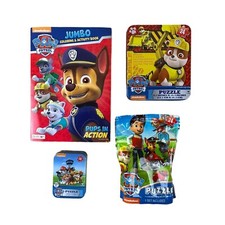 Paw Patrol Puzzle Bundle Lot w/ Coloring Book Puzzles are COMPLETE or Unopened 