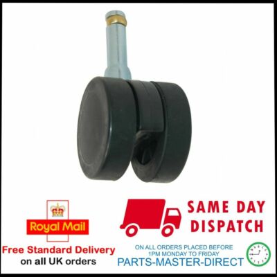 GENUINE NUMATIC GEORGE GVE CHARLES CVC FRONT TWIN CASTER WHEEL 50mm 204111 pmd