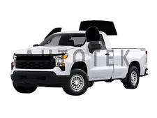 PreCut Window Film For Chevy Silverado 1500 Standard Cab 2019-25 Any Tint Shade