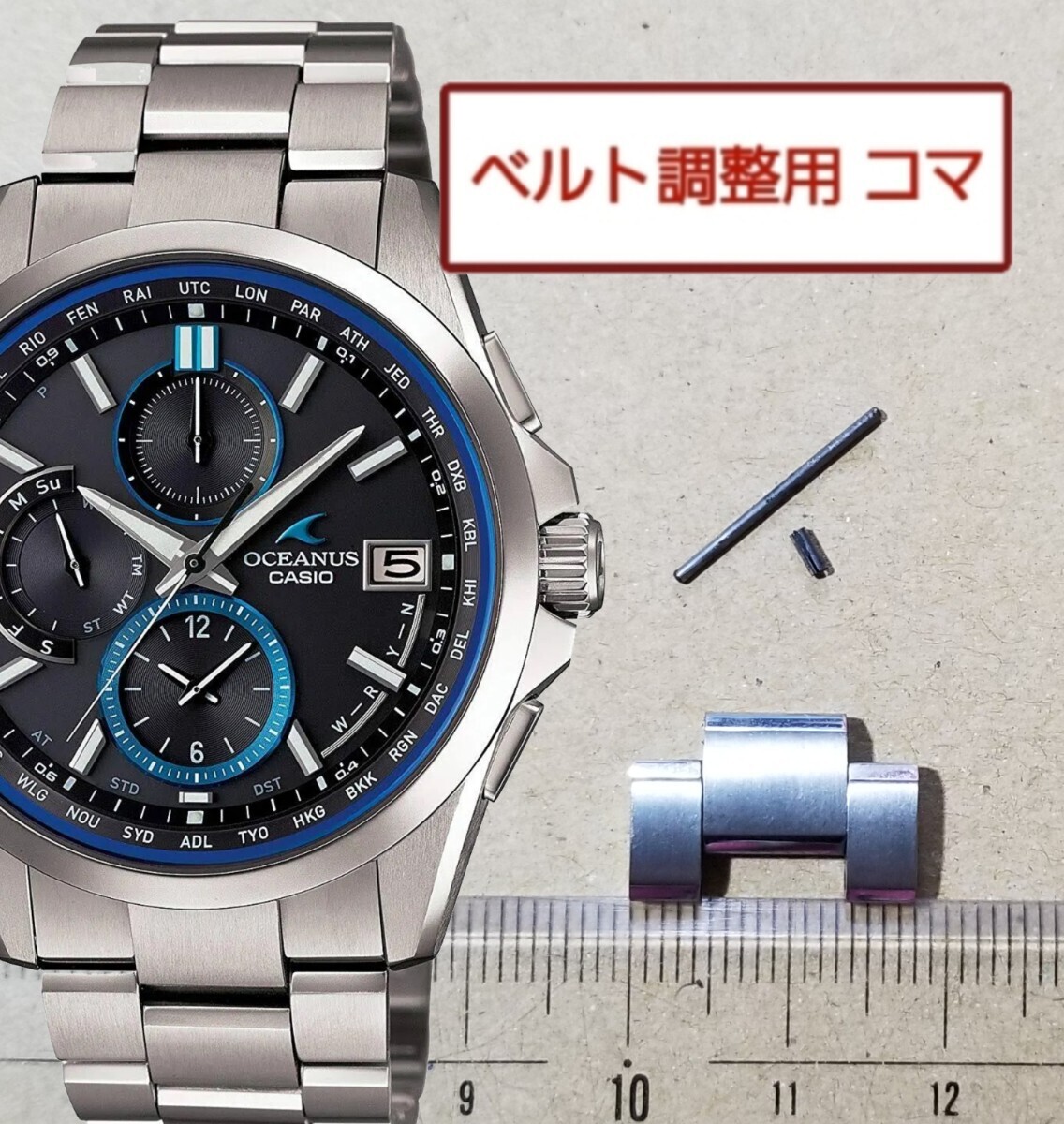 CASIO Genuine 1 Link OCEANUS OCW-T2600 Men's Watch Belt Band