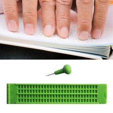 4 Zeilen 28 Zellen Braille Schreibtafel Lernw...