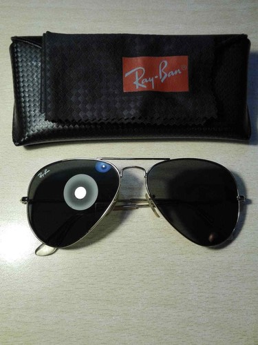 RAY BAN RB 3025 AVIATOR LARGE METAL ORO 58 14 L0205 3N ORIGINALI + CUSTODIA  | eBay