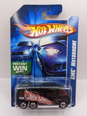 2006 HOT WHEELS COLLECTORS #208 GMC MOTORHOME Black Edition w/ Chrome 5 spoke