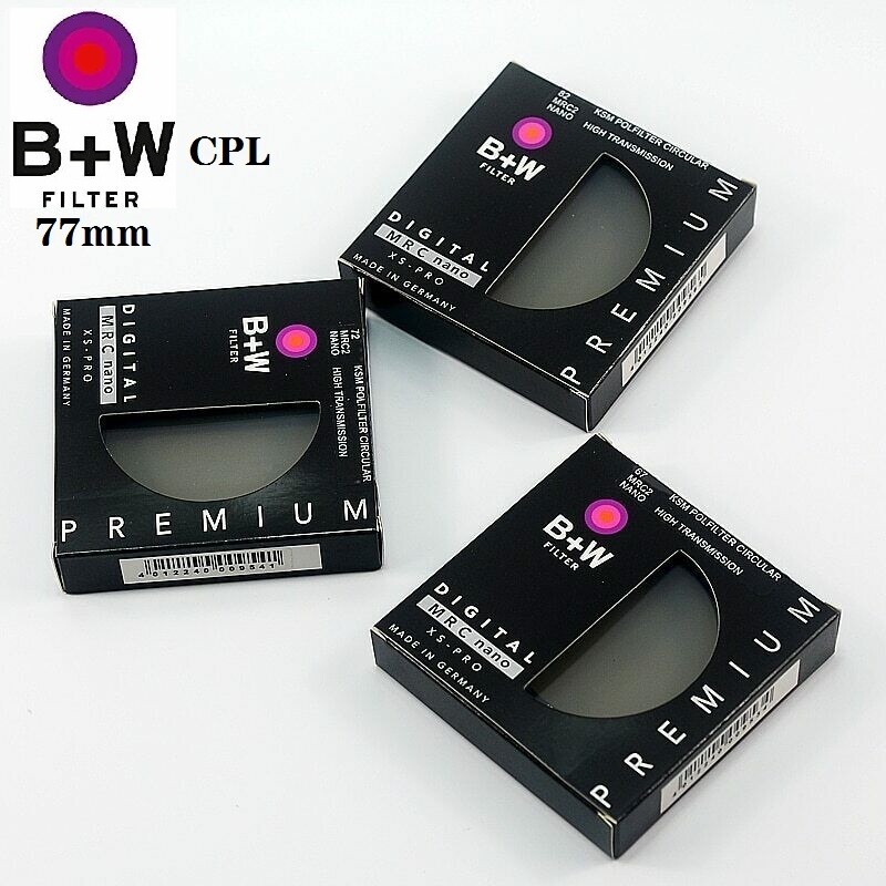 B+W 77mm CPL KSM Digital XS-PRO MRC Nano Haze Filter CIR-PL