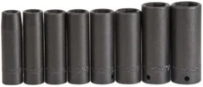 PROTO J72159 1/2" DRIVE 8 PIECE DEEP IMPACT 6 POINT SOCKET SET (INV)