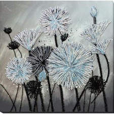 Bead Embroidery Kit by ABRIS ART - AIR FLOWERS. The kit for a bead stitching