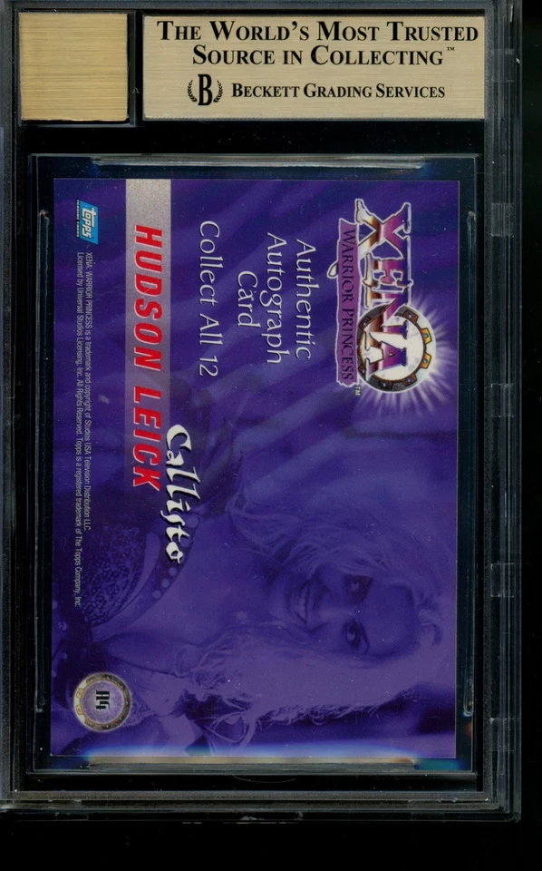 1998 Xena Warrior Princess Autograph Hudson Leick as Callisto BGS 9.5/10 Auto - Image 2 of 2