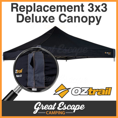 OZtrail Deluxe Gazebo Canopy Black 9320531065233 Australia