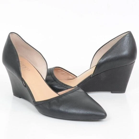 Franco Sarto Fenway Leather Wedge Pump Women s Size 11