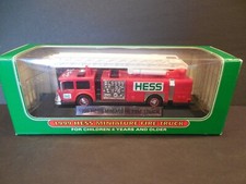 1999 Hess Collectible Miniature Fire Truck New in Box Mini Never Opened
