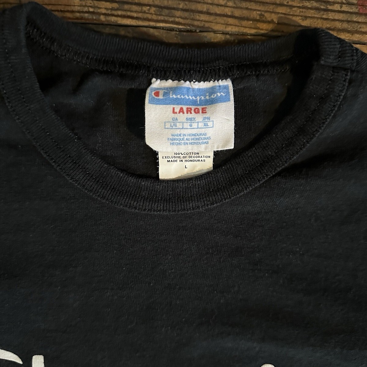 Vintage Champion Men's Size L Classic Jersey Cotton T-Shirt