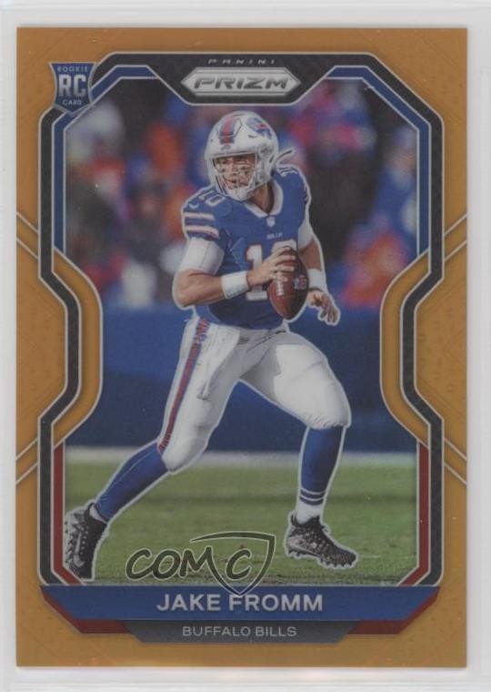 2020 Panini Prizm Rookie Orange Prizm 53/249 Jake Fromm #310 Rookie RC pe8