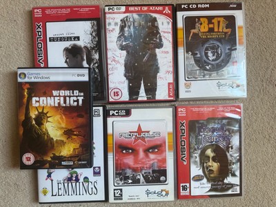 Spiele - 7 Klassiker u.a. Fahrenheit, World in Conflict, B-17 Flying Fortress