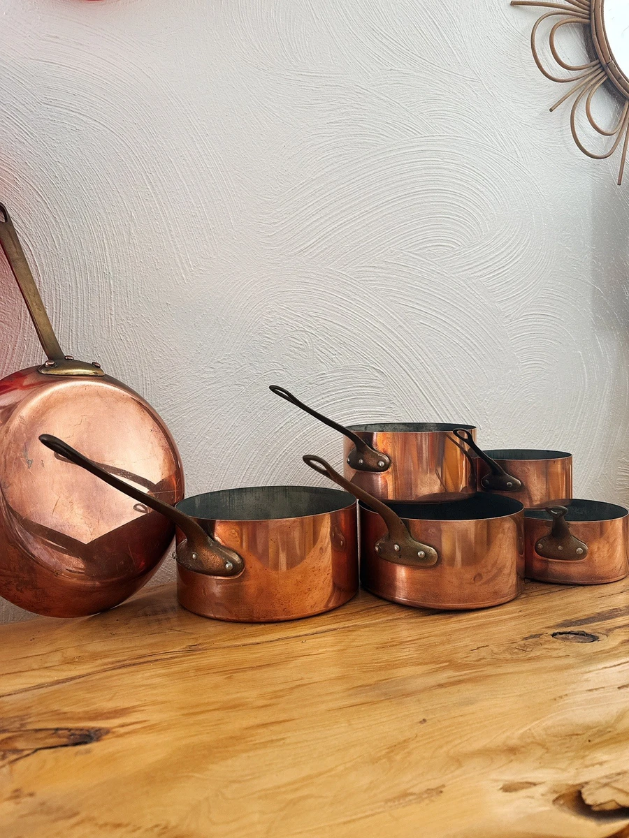 CASSEROLE À SUCRE cuivre 18 cm Villedieu Chomette Favor COPPER PAN 3.15Lb EUR 69,99 - FR