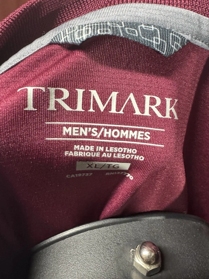 Polo UPS United Parcel Service rojo manga corta para hombre XL Trimark Foto 4 de 4