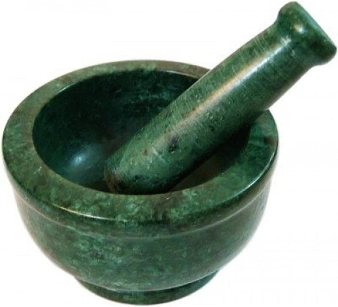 Green Marble Mortar Pestle For Kitchen Ayurveda Hand Grinder Spices Herbs Pills
Opens in a new windo