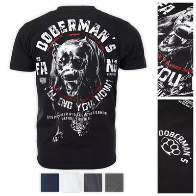 DOBERMANS AGGRESSIVE T-Shirt Herren Valhalla Viking Aggressiver Hund TS406
