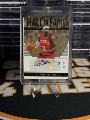 Allen Iverson 2022-23 Chronicles Hall of Fame Autographs #'d 88/99 #HOF-AIP 