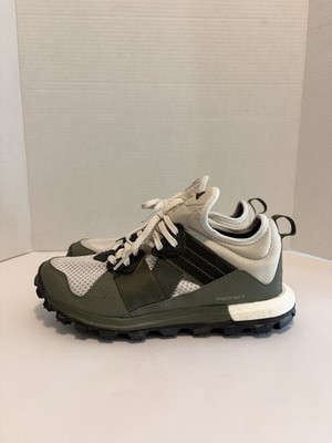 Adidas Response Trail Boost Green white mens 7 ladies 9