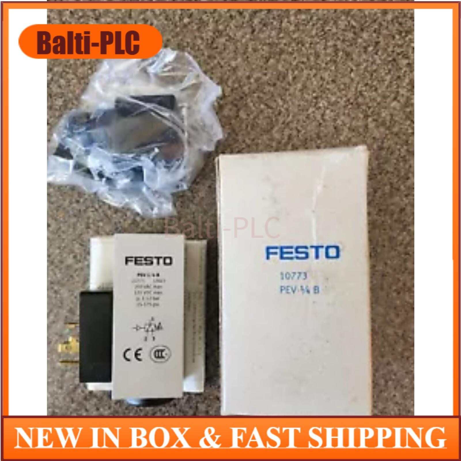 New PEV-1/4-B Festo 10773 Fast Shipping Pressure Switch