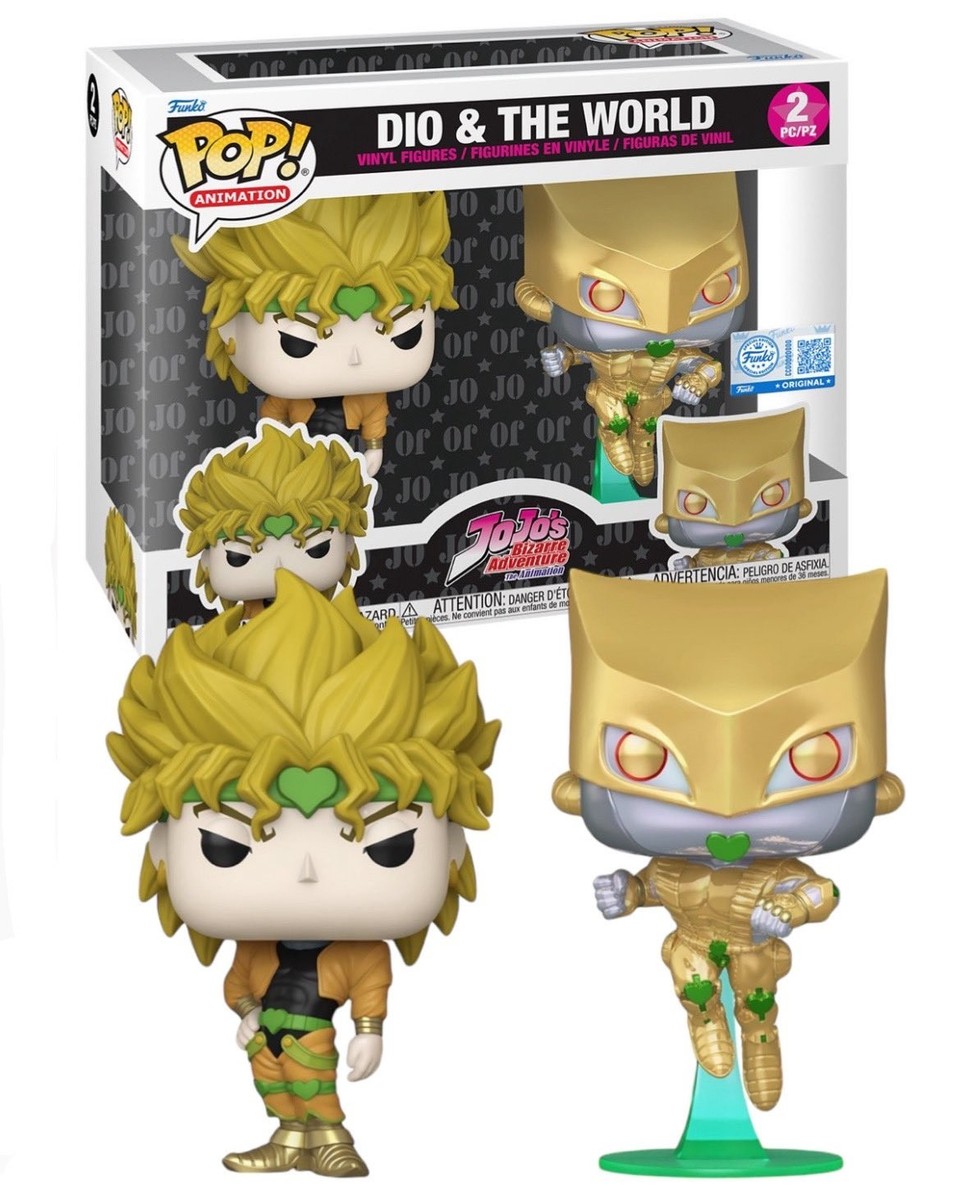 Funko Pop! Dio & The World Jojo's Bizarre Adventure Exclusive +